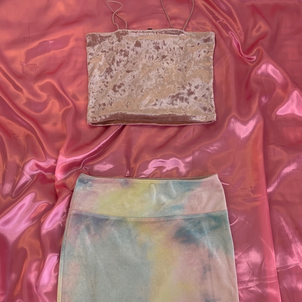 Velvet Tye Dye 2pcs